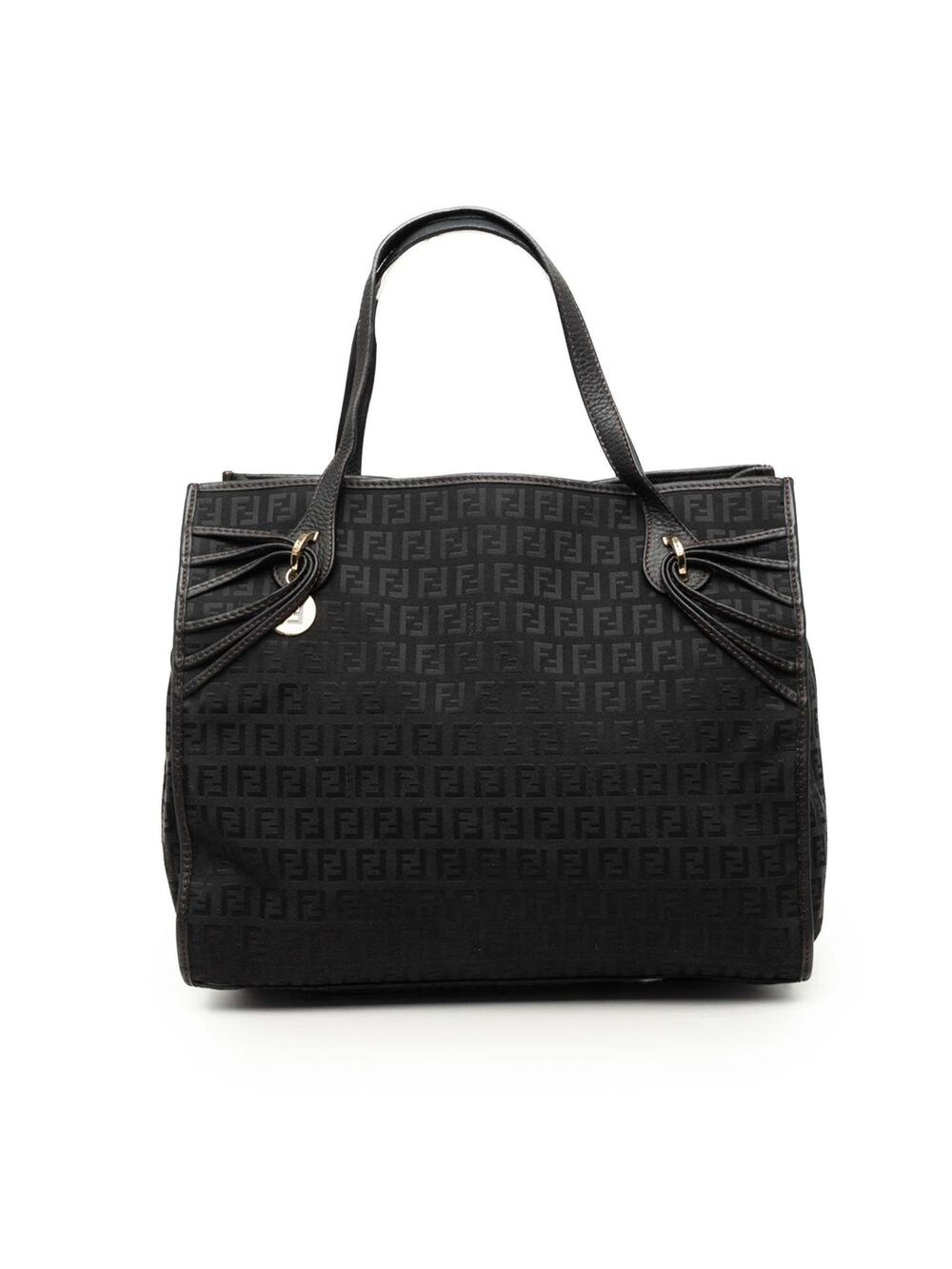 Fendi Zucchino Canvas Tote Pre-Loved #359725F61B